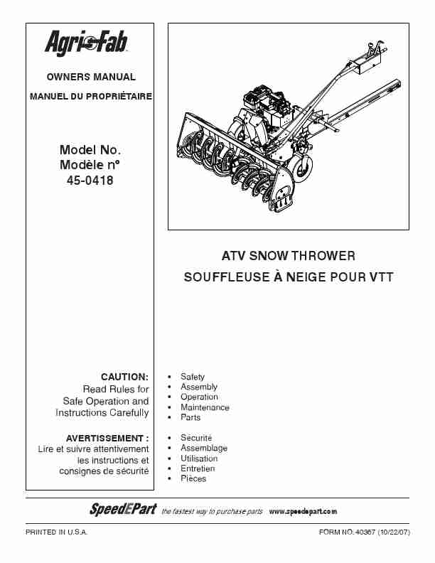 Agri-Fab Snow Blower 45-0418-page_pdf